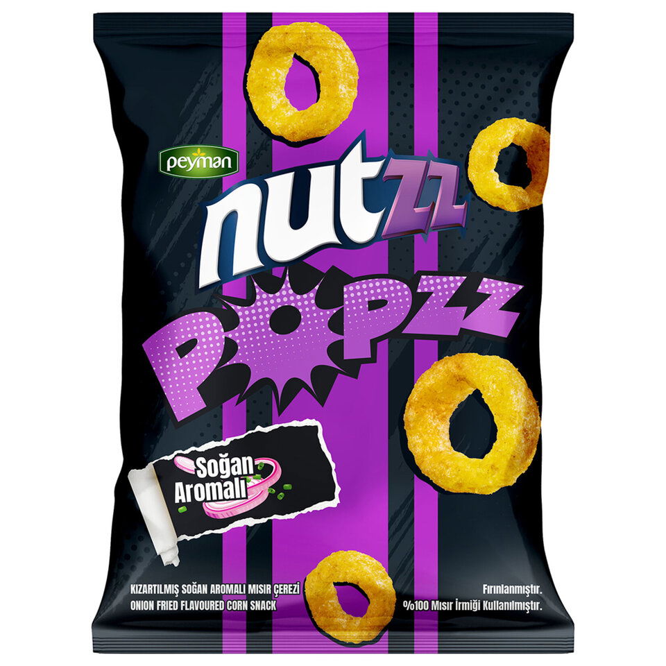 PEYMAN NUTZZ POPZZ MISIR ÇEREZİ 90GR-SOĞAN&KREMALI